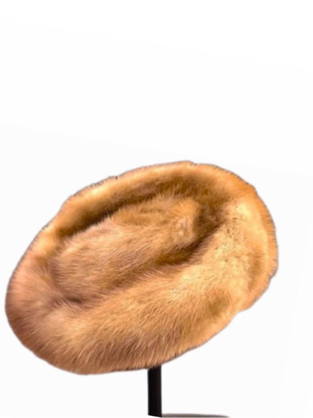Vintage Mister T Exclusive Brown Mink Fur Hat Union Made 1950’s